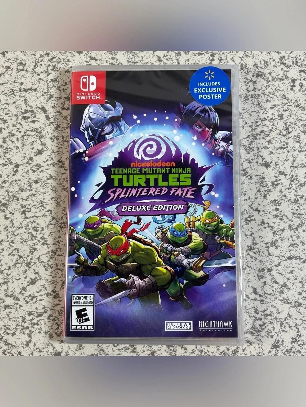 Teenage Mutant Ninja Turtles Splintered Fate Nintendo Switch Deluxe w/Poster TMN